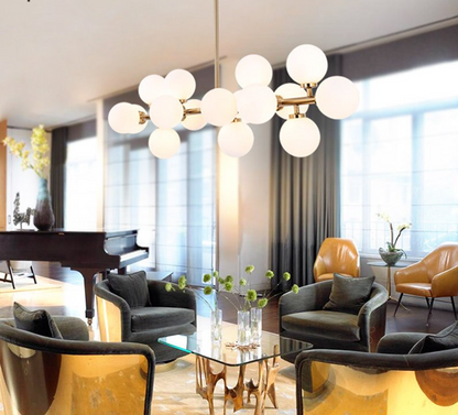 Suspension Luminaire Moderne Style Loft Or Design Artistique Créatif LED