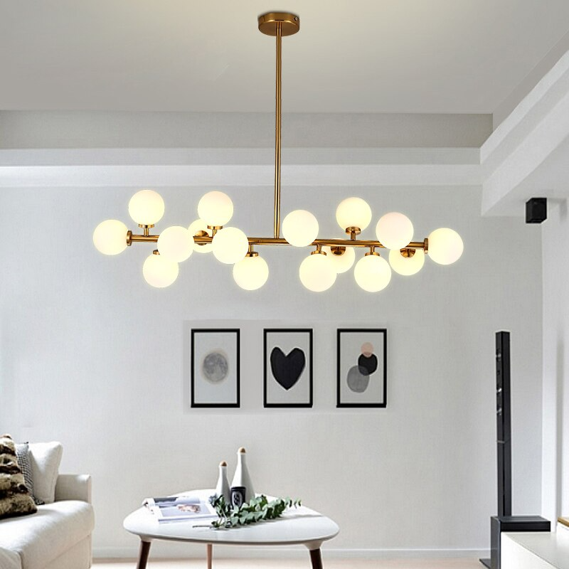 Suspension Luminaire Moderne Style Loft Or Design Artistique Créatif LED