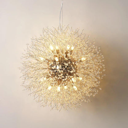 Suspension Samara Luminaire Design Moderne Métal Doré 60cm Éclairage Chic