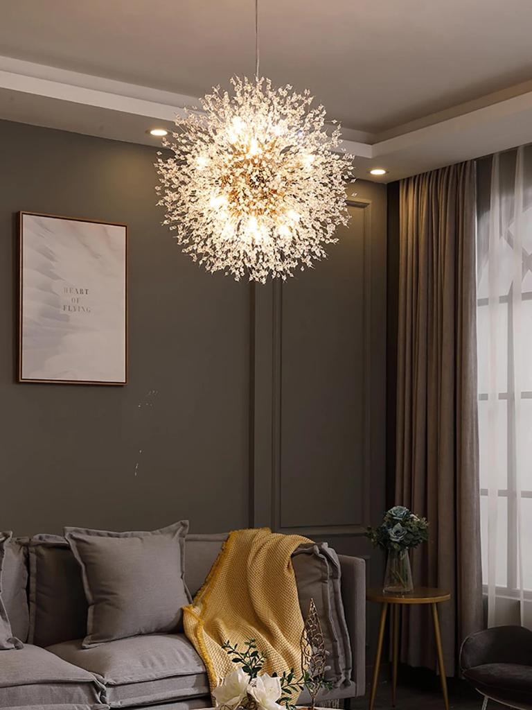 Suspension Samara Luminaire Design Moderne Métal Doré 60cm Éclairage Chic