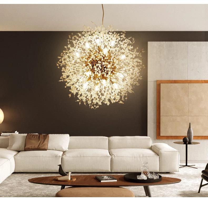 Suspension Samara Luminaire Design Moderne Métal Doré 60cm Éclairage Chic