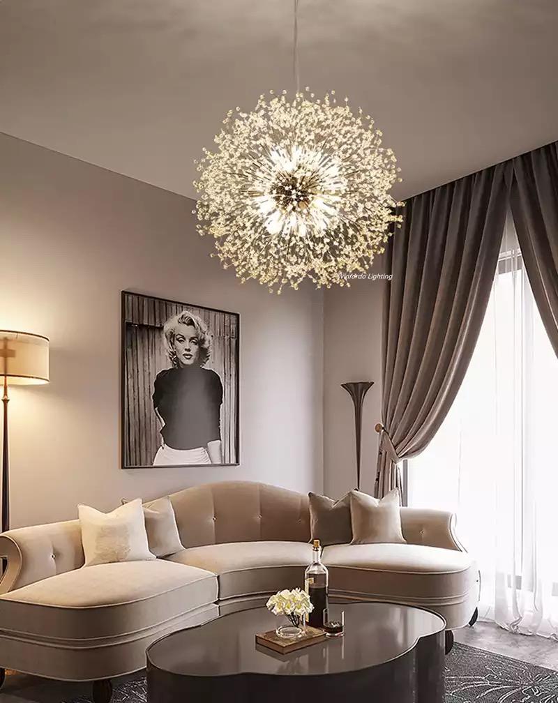 Suspension Samara Luminaire Design Moderne Métal Doré 60cm Éclairage Chic