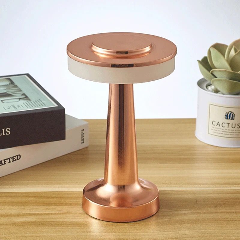 Lampe De Table Carol Dorée Rechargeable Lumière Ambiante LED Élégante