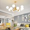 Suspension Liza Moderne 12 Boules Lumineuses Design Élégant