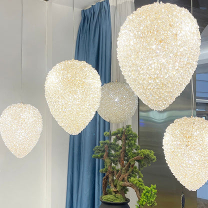 Suspension Cristal "Loubna" – Design Goutte Élégante